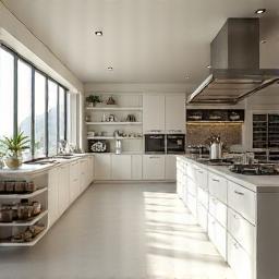 Chef’s kitchen with high-end appliances