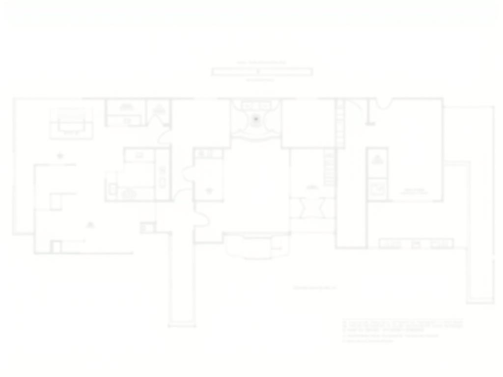 Detailed floor plan of the main level